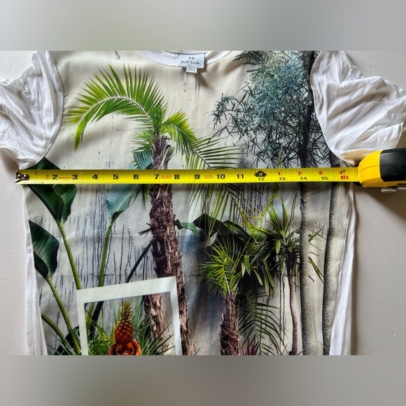 Paul Smith graphic dog California tshirt sz XS bold colorful designer - Picture 7 of 9